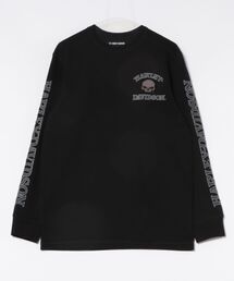 Harley-Davidson（ハーレーダビッドソン）の「ウィリー G &#174;スカル ロングスリーブ T シャツ（Tシャツ/カットソー・メンズ）」