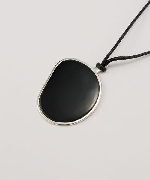 JAMIRAY(ジャミレイ)の「【JAMIRAY】BEAN ONYX NECKLACE(ネックレス・レディース・ブラック・FREE)」の5枚目の写真