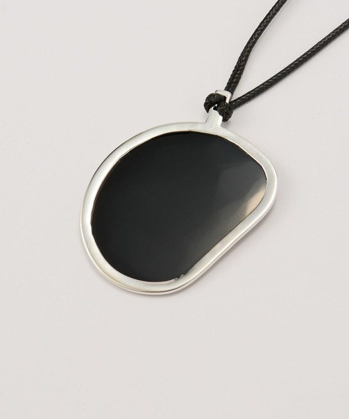 JAMIRAY(ジャミレイ)の「【JAMIRAY】BEAN ONYX NECKLACE(ネックレス・レディース・ブラック・FREE)」の6枚目の写真