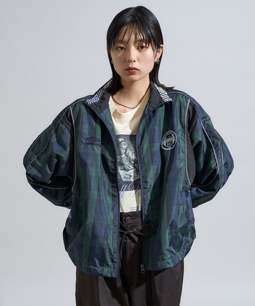 フリークスストア別注　Umbro グリーン トラックジャケット UMBRO × FREAK'S STORE/アンブロ 別注 Track Jacket/トラック