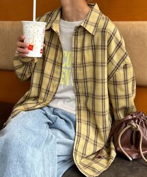 CIAOPANIC TYPY | 【UNISEX】モール混長袖チェックシャツ(シャツ/ブラウス)