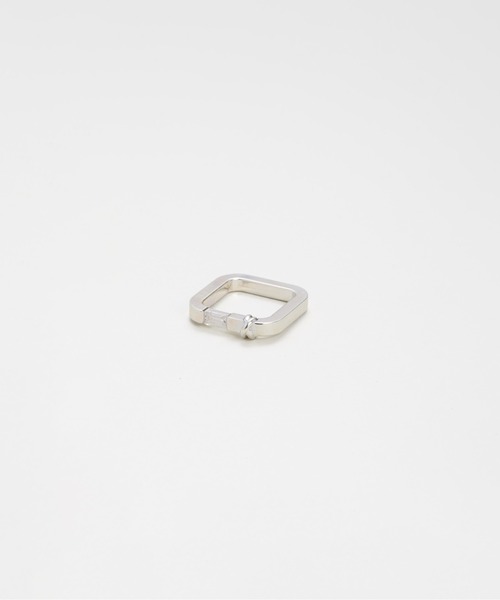 LAPUIS（ラピュイ）の「LAPUIS(ラピュイ)Knot Square ring（リング・レディース・シルバー/ゴールド・11号/13号）」の5枚目の写真