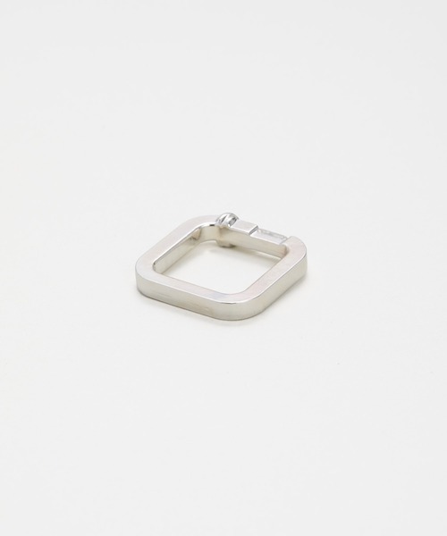 LAPUIS（ラピュイ）の「LAPUIS(ラピュイ)Knot Square ring（リング・レディース・シルバー/ゴールド・11号/13号）」の6枚目の写真