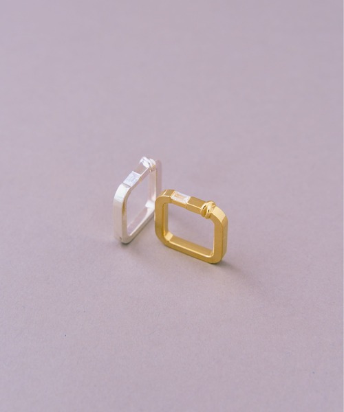 LAPUIS（ラピュイ）の「LAPUIS(ラピュイ)Knot Square ring（リング・レディース・シルバー/ゴールド・11号/13号）」の11枚目の写真