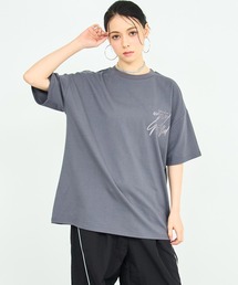 ANAP（アナップ）の「メタリック グラフィティー プリント ビック Tシャツ（Tシャツ/カットソー）」