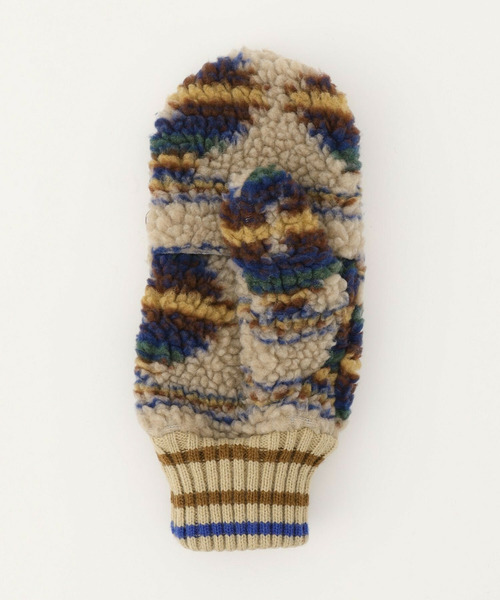 FRAPBOIS（フラボア）の「ボアミトン（手袋・レディース・ブラック/ベージュ・FREE）」の6枚目の写真