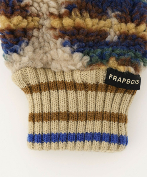 FRAPBOIS（フラボア）の「ボアミトン（手袋・レディース・ブラック/ベージュ・FREE）」の7枚目の写真