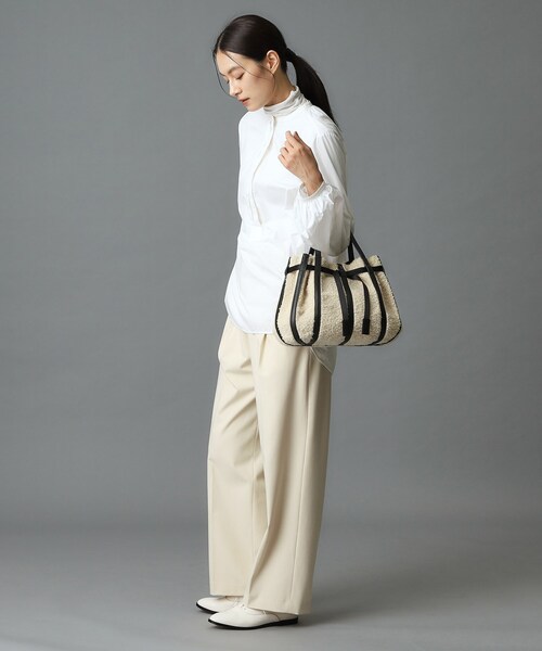 HIROKO HAYASHI（ヒロコハヤシ）の「PANIER COCCOLINA（パニエ コッコリーナ）ハンドバッグ（ハンドバッグ・レディース・アイボリー系4・00）」の15枚目の写真