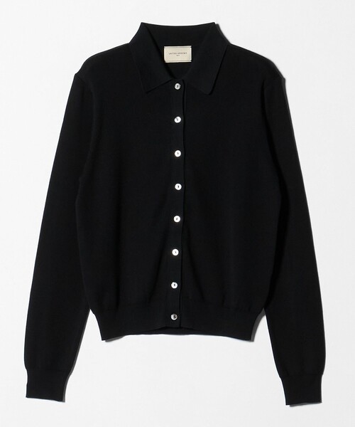 UNITED ARROWS レディー ポロコンビ ニット ウォッシャブル UNITED