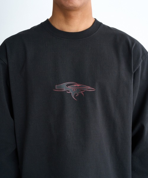 Quiksilver(クイックシルバー)の「TC OLD ENGLISH LT/クイックシルバースリーブロゴプリント長袖ロンT(Tシャツ/カットソー・メンズ・ブラック/ホワイト・MEDIUM/LARGE/X-LARGE)」の8枚目の写真