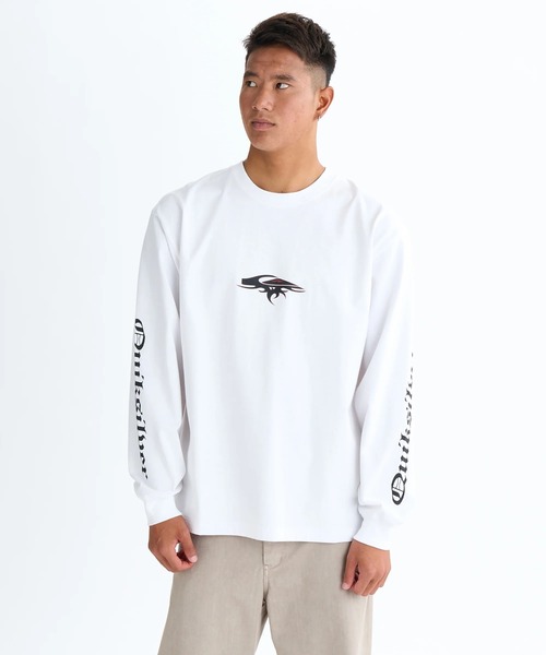 Quiksilver(クイックシルバー)の「TC OLD ENGLISH LT/クイックシルバースリーブロゴプリント長袖ロンT(Tシャツ/カットソー・メンズ・ブラック/ホワイト・MEDIUM/LARGE/X-LARGE)」の10枚目の写真