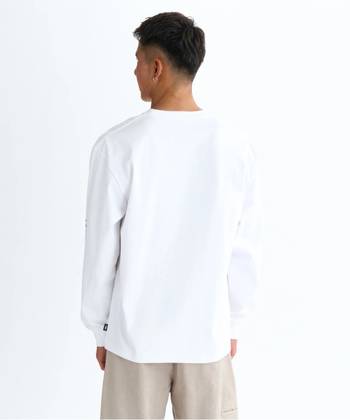 Quiksilver(クイックシルバー)の「TC OLD ENGLISH LT/クイックシルバースリーブロゴプリント長袖ロンT(Tシャツ/カットソー・メンズ・ブラック/ホワイト・MEDIUM/LARGE/X-LARGE)」の11枚目の写真
