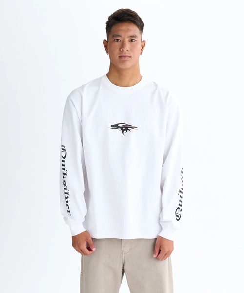Quiksilver(クイックシルバー)の「TC OLD ENGLISH LT/クイックシルバースリーブロゴプリント長袖ロンT(Tシャツ/カットソー・メンズ・ブラック/ホワイト・MEDIUM/LARGE/X-LARGE)」の12枚目の写真