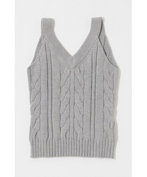 MOUSSY | CABLE KNIT キャミソール(キャミソール)