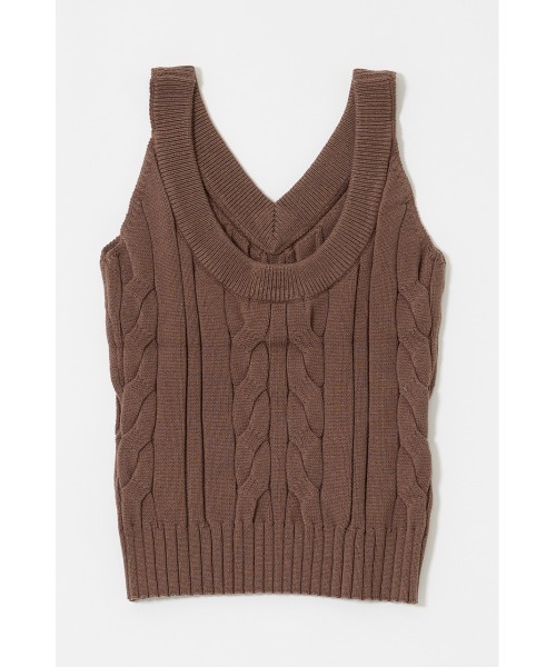 セール】CABLE KNIT キャミソール（キャミソール）｜MOUSSY
