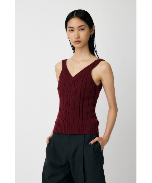 セール】CABLE KNIT キャミソール（キャミソール）｜MOUSSY