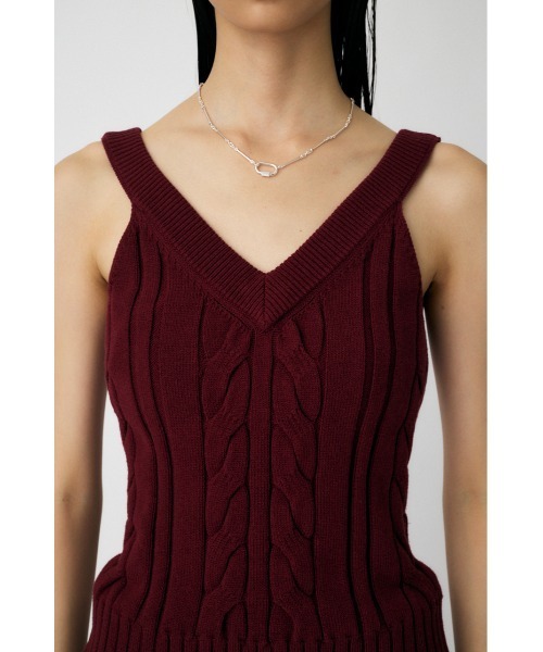 セール】CABLE KNIT キャミソール（キャミソール）｜MOUSSY