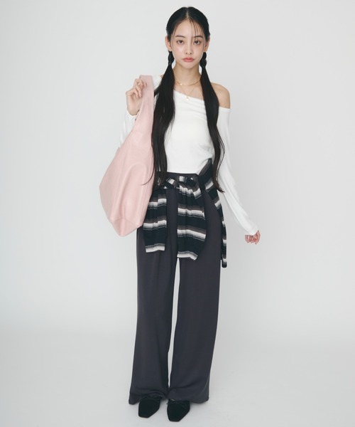 ウエストギャザーリラクシングパンツ（その他パンツ）｜bita.（ビタ