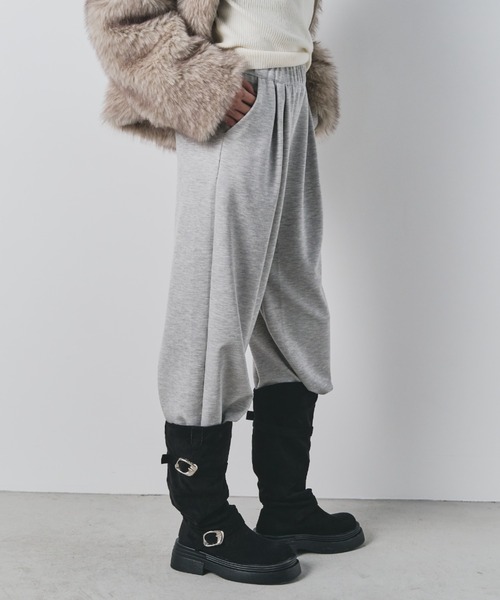 セール】ウエストギャザーリラクシングパンツ（その他パンツ）｜bita