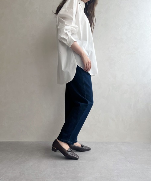 ORiental TRaffic（オリエンタルトラフィック）の「通勤靴 WEB限定 2025秋冬新作 リボンデザイン 甲深 パンプス /55301（パンプス・レディース・ブラック/ベージュ/ブラウン・34/35/36/37/38/39/40/41/42）」の19枚目の写真