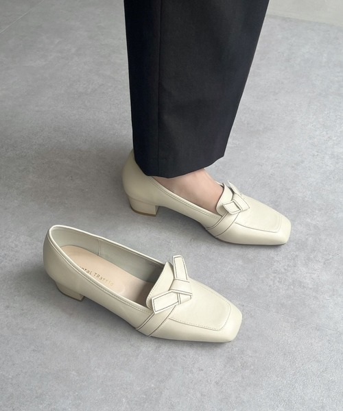 ORiental TRaffic（オリエンタルトラフィック）の「通勤靴 WEB限定 2025秋冬新作 リボンデザイン 甲深 パンプス /55301（パンプス・レディース・ブラック/ベージュ/ブラウン・34/35/36/37/38/39/40/41/42）」の8枚目の写真