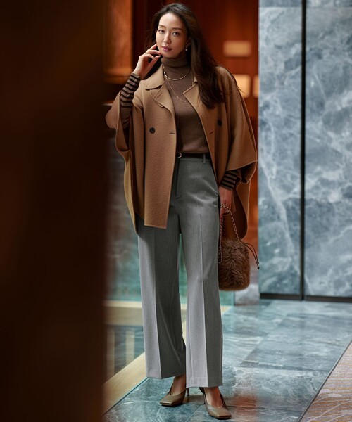 23区（ニジュウサンク）の「オーバルバックル ナロー ベルト（ベルト・レディース・ダークブラウン系/ブラック系・38/32/44）」の8枚目の写真