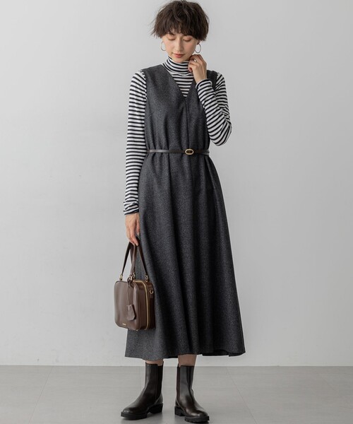 23区（ニジュウサンク）の「オーバルバックル ナロー ベルト（ベルト・レディース・ダークブラウン系/ブラック系・38/32/44）」の9枚目の写真