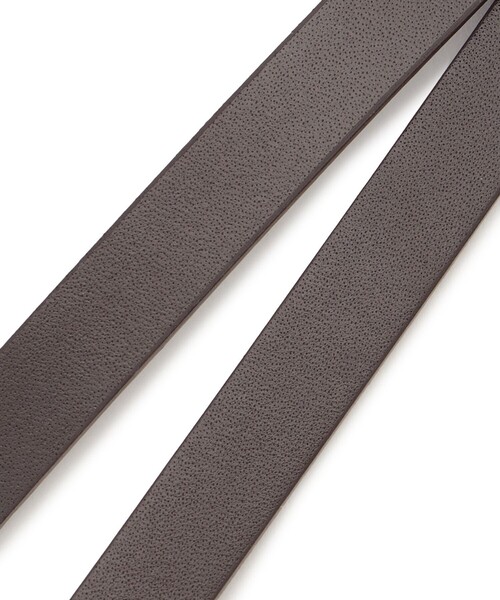 23区（ニジュウサンク）の「オーバルバックル ナロー ベルト（ベルト・レディース・ダークブラウン系/ブラック系・38/32/44）」の12枚目の写真