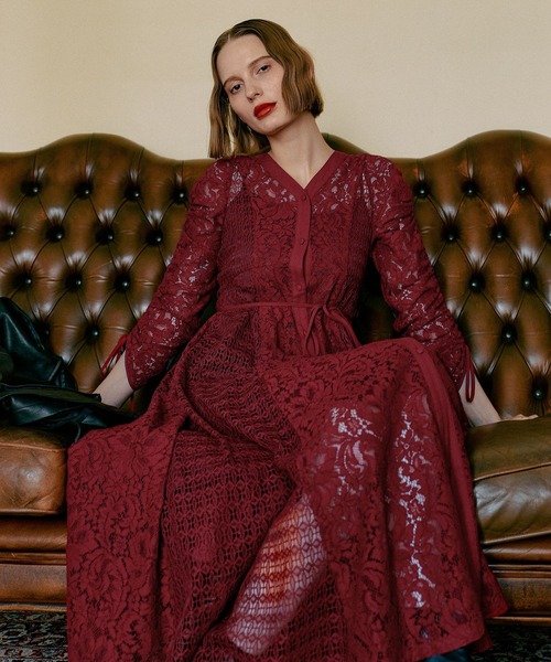 セール】インナー付きレースワンピース 583338（ワンピース）｜mysty