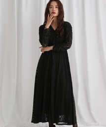 mysty woman | インナー付きレースワンピース  583338(ワンピース)