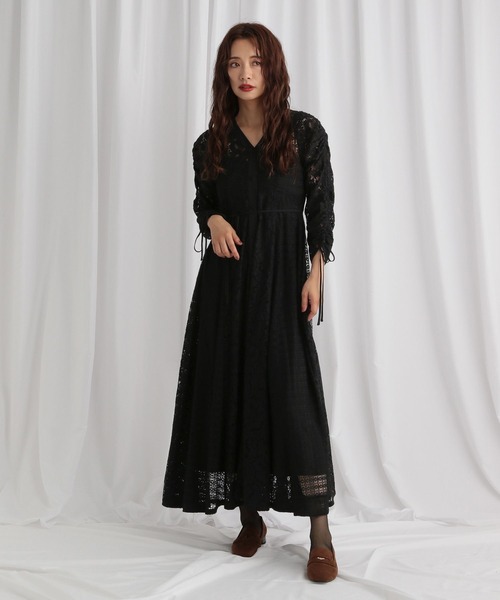 セール】インナー付きレースワンピース 583338（ワンピース）｜mysty