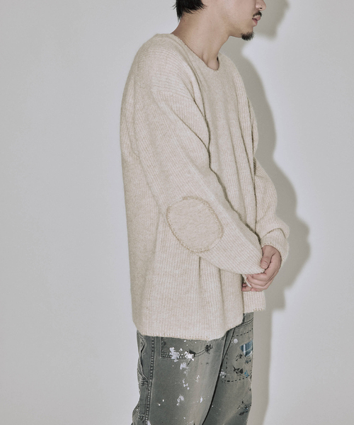 J.S.Homestead / ブランケット ステッチ リブ ニット（ニット/セーター