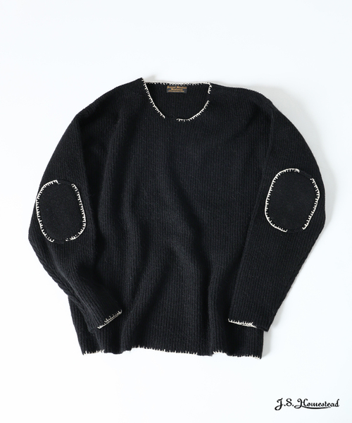 J.S.Homestead / ブランケット ステッチ リブ ニット（ニット/セーター