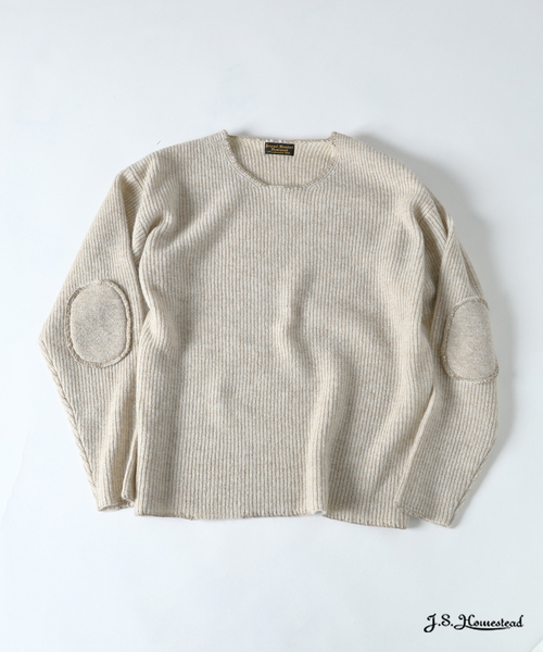 JOURNAL STANDARD J.S HOMESTEAD（ジャーナルスタンダードホームステッド）の「J.S.Homestead / ブランケット ステッチ リブ ニット（ニット/セーター・メンズ・ブルー系その他/ブラウン/ブラック/アイボリー・MEDIUM/LARGE）」の11枚目の写真