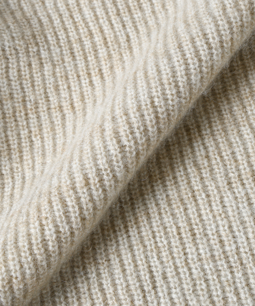 JOURNAL STANDARD J.S HOMESTEAD（ジャーナルスタンダードホームステッド）の「J.S.Homestead / ブランケット ステッチ リブ ニット（ニット/セーター・メンズ・ブルー系その他/ブラウン/ブラック/アイボリー・MEDIUM/LARGE）」の12枚目の写真