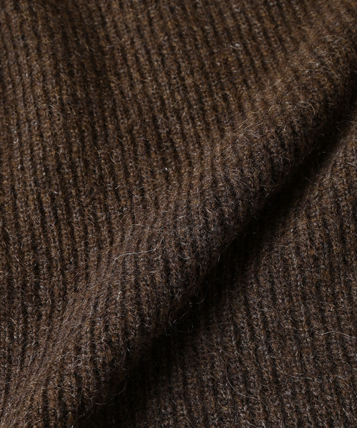 JOURNAL STANDARD J.S HOMESTEAD（ジャーナルスタンダードホームステッド）の「J.S.Homestead / ブランケット ステッチ リブ ニット（ニット/セーター・メンズ・ブルー系その他/ブラウン/ブラック/アイボリー・MEDIUM/LARGE）」の14枚目の写真