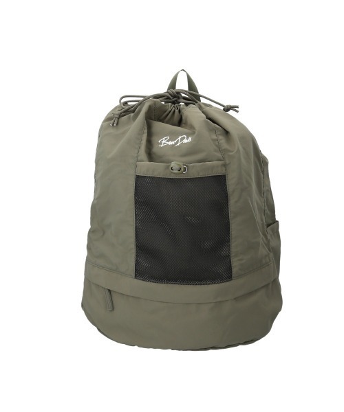BEN DAVIS(ベンデイビス)の「BEN DAVIS ベンデイビス STRING DAYPACK(バックパック/リュック・レディース・カーキ・FREE)」の1枚目の写真