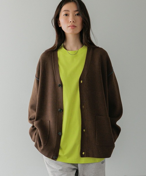 LFM(U)】リバーシブルセッケツニットカーデ 581677