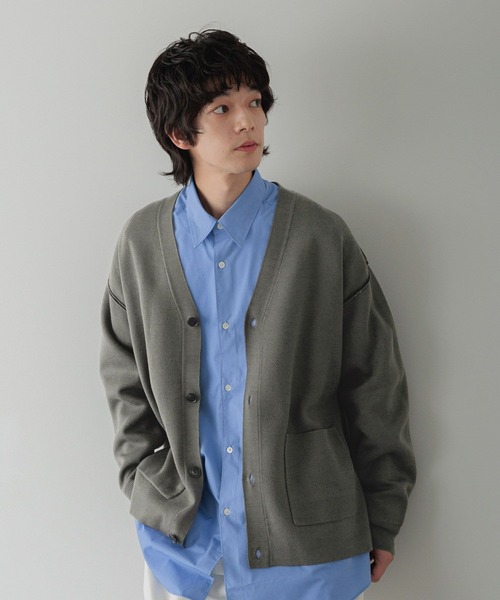 LOWRYS FARM(ローリーズファーム)の「【LFM(U)】リバーシブルセッケツニットカーデ 581677(カーディガン/ボレロ・メンズ・レッド/チャコールグレー/ブラウン・FREE)」の1枚目の写真