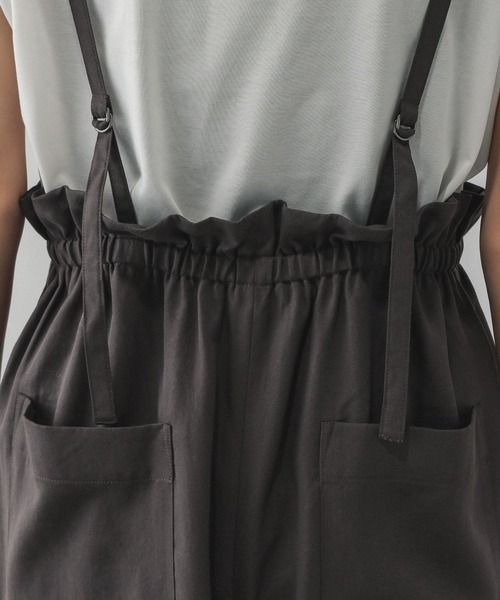 セール】シルクライクサス付きワイドパンツ/575215（その他パンツ