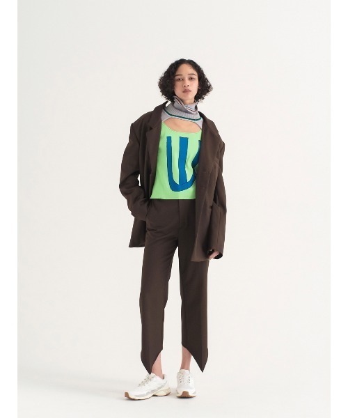 セール】zig zag scarf knit（ニット/セーター）｜soduk（スドーク）の