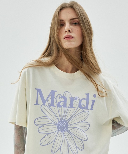 UNISEX TSHIRT FLOWERMARDI / ユニセックス Tシャツ フラワーマルディ