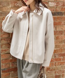 【抗菌防臭・静電気軽減】衿付ブルゾン