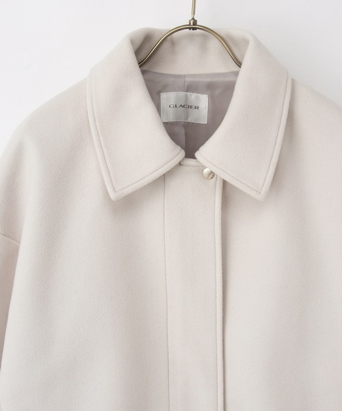 Honeys（ハニーズ）の「【抗菌防臭・静電気軽減】衿付ブルゾン（ブルゾン・レディース・キャメル/ブラック/グレイッシュベージュ/杢グレー・S/M/LL/L）」の22枚目の写真