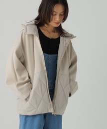 Elura（エルーラ）の「ダンボールキルトフードブルゾン/571744（ブルゾン）」