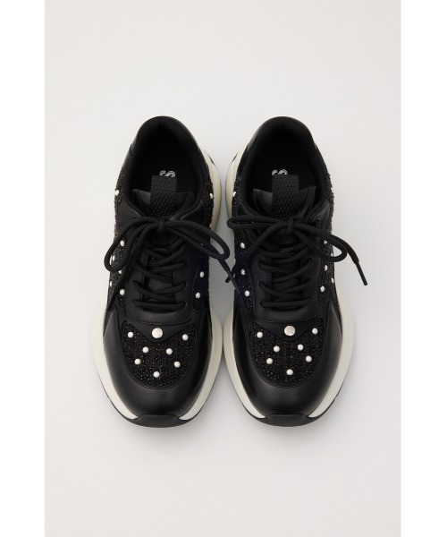 STACCATO（スタッカート）の「パールミックスハイヒールスニーカー（スニーカー・レディース・ホワイト/ブラック・22.5cm/23cm/23.5cm/24cm/24.5cm）」の13枚目の写真