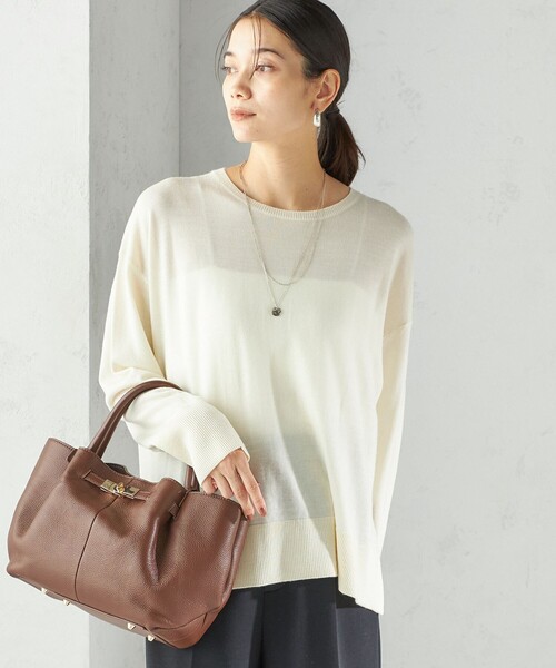 Beau're（ヴュレ）の「BEAURE: ヒネリ 金具付き バッグ（トートバッグ・レディース・ブラック/ブラウン・ONE SIZE）」の16枚目の写真