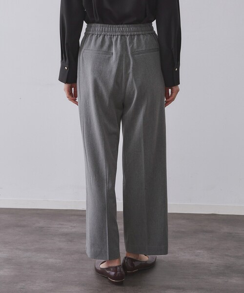 OPAQUE.CLIP（オペークドットクリップ）の「ウォームタッチ イージーワイドパンツ【洗濯機洗OK/ストレッチ】≪SS～LL≫（その他パンツ・レディース・チャコールグレー/キャメル/ブラック/オフホワイト・40/38/36/34/42）」の8枚目の写真