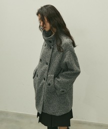 Lutim by u(`oC[)Poodle melton stand collar coat/v[hgX^hJ[R[g(XeJ[R[g)