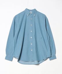 PCM Button Down Shirt-Denim